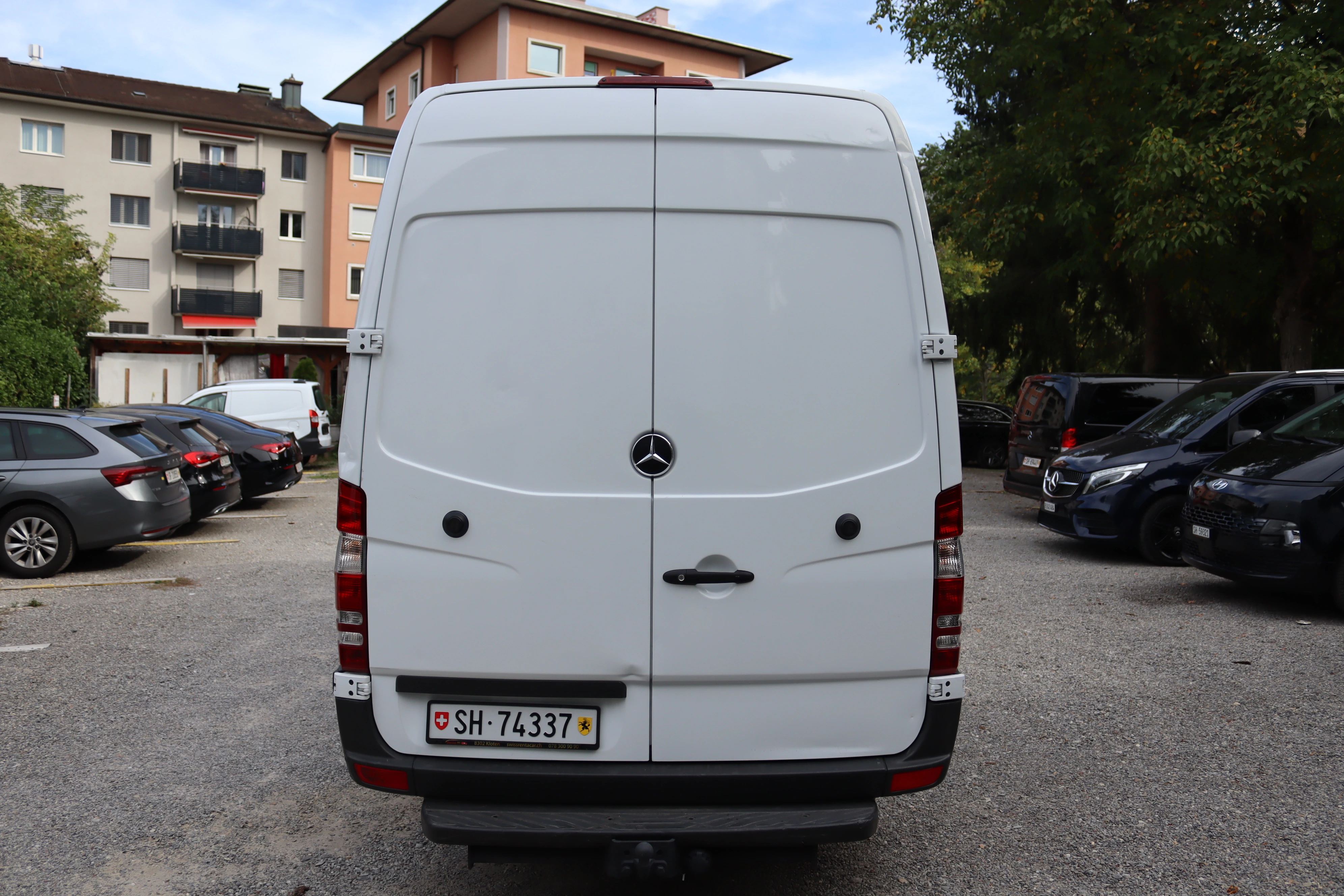 Mercedes Sprinter Extralang – Heckansicht