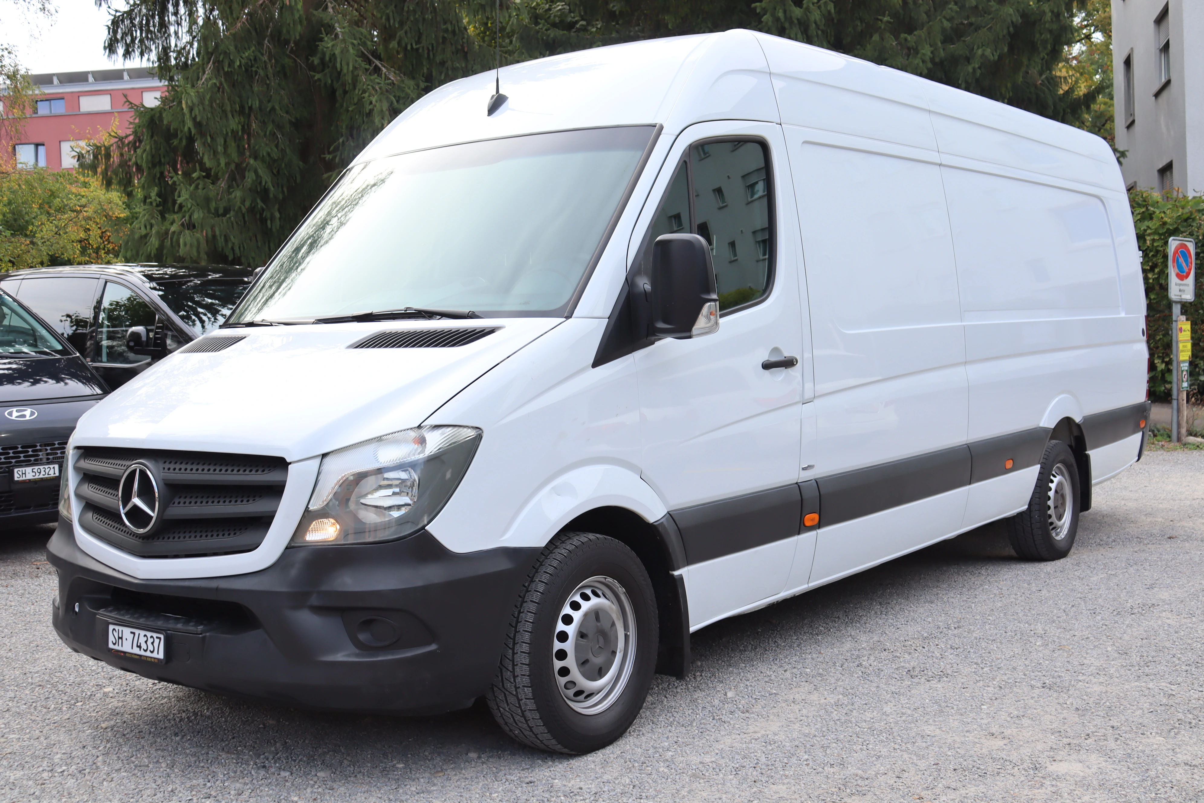 Mercedes Sprinter Extralang – Frontansicht